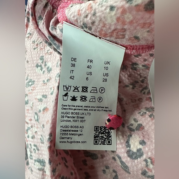 🖤 BOSS Floral-Print Puff-Sleeves Dress 🖤 - Picture 6 of 6